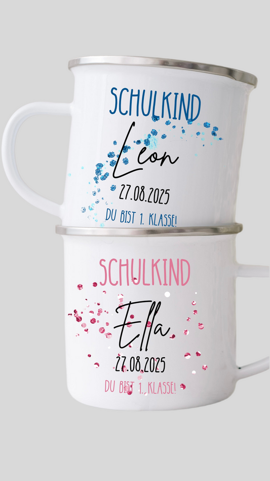 Tasse | Becher | personalisiert | Kind | Geschenkidee Einschulung | Geschenk | Name | Schultüte | Schulanfang | Junge Mädchen