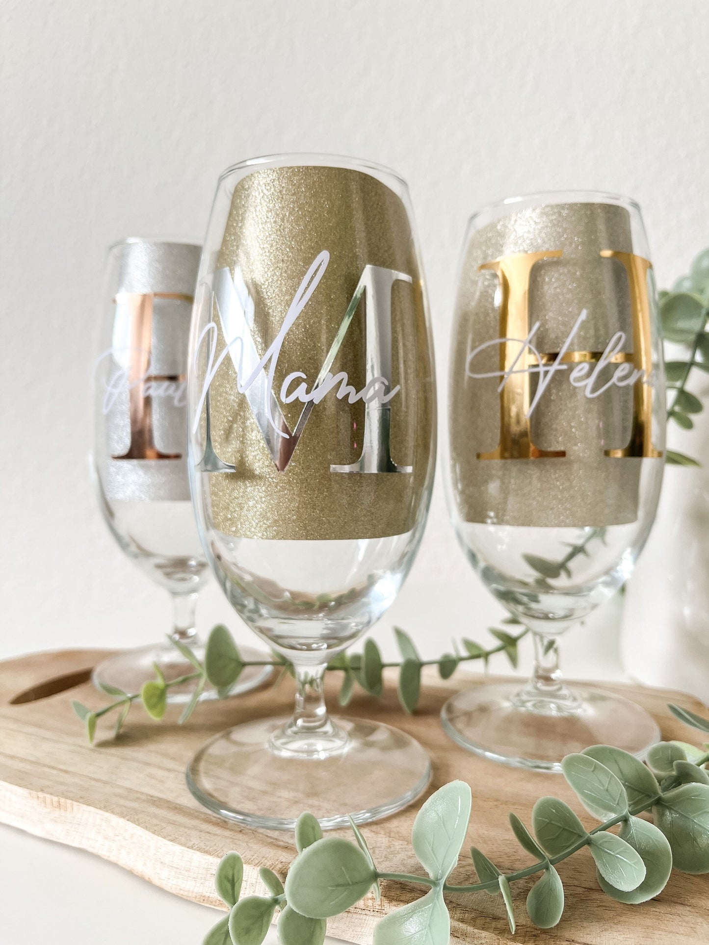 Bierglas | Glas | personalisiert | Initialen | Name | individuell | Geschenkidee Männer / Frauen | Geschenk | Geburtstag | Einzug | Vatertag