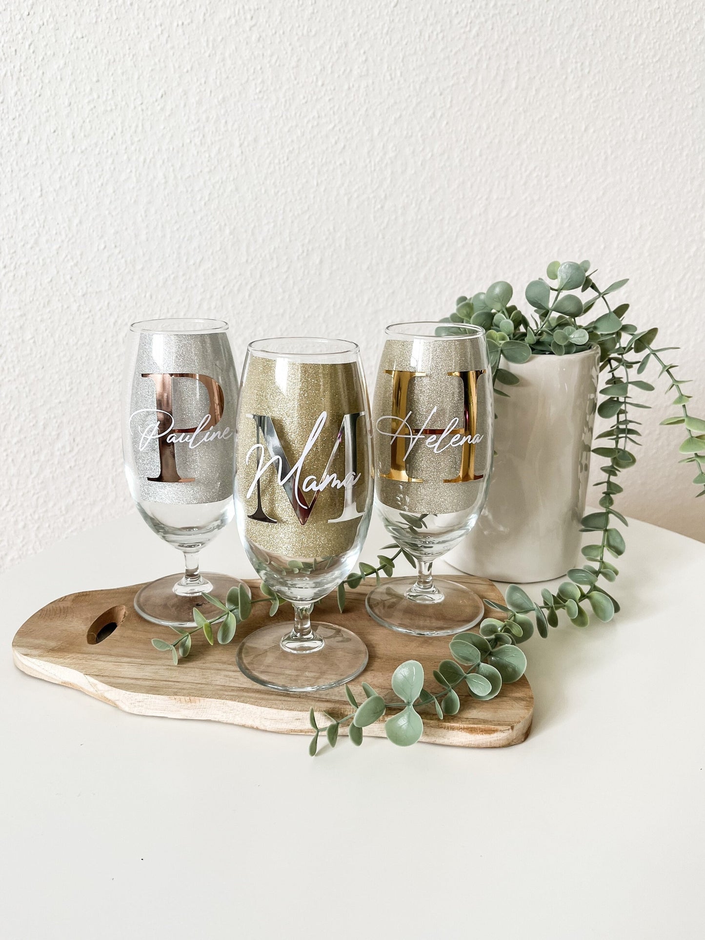 Bierglas | Glas | personalisiert | Initialen | Name | individuell | Geschenkidee Männer / Frauen | Geschenk | Geburtstag | Einzug | Vatertag