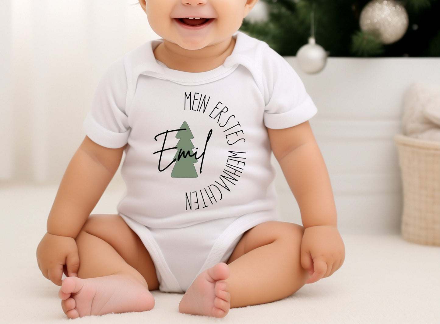 Baby Body | erstes Weihnachten | Geschenk | Kind | Weihnachtsgeschenk | Geschenkidee | personalisiert
