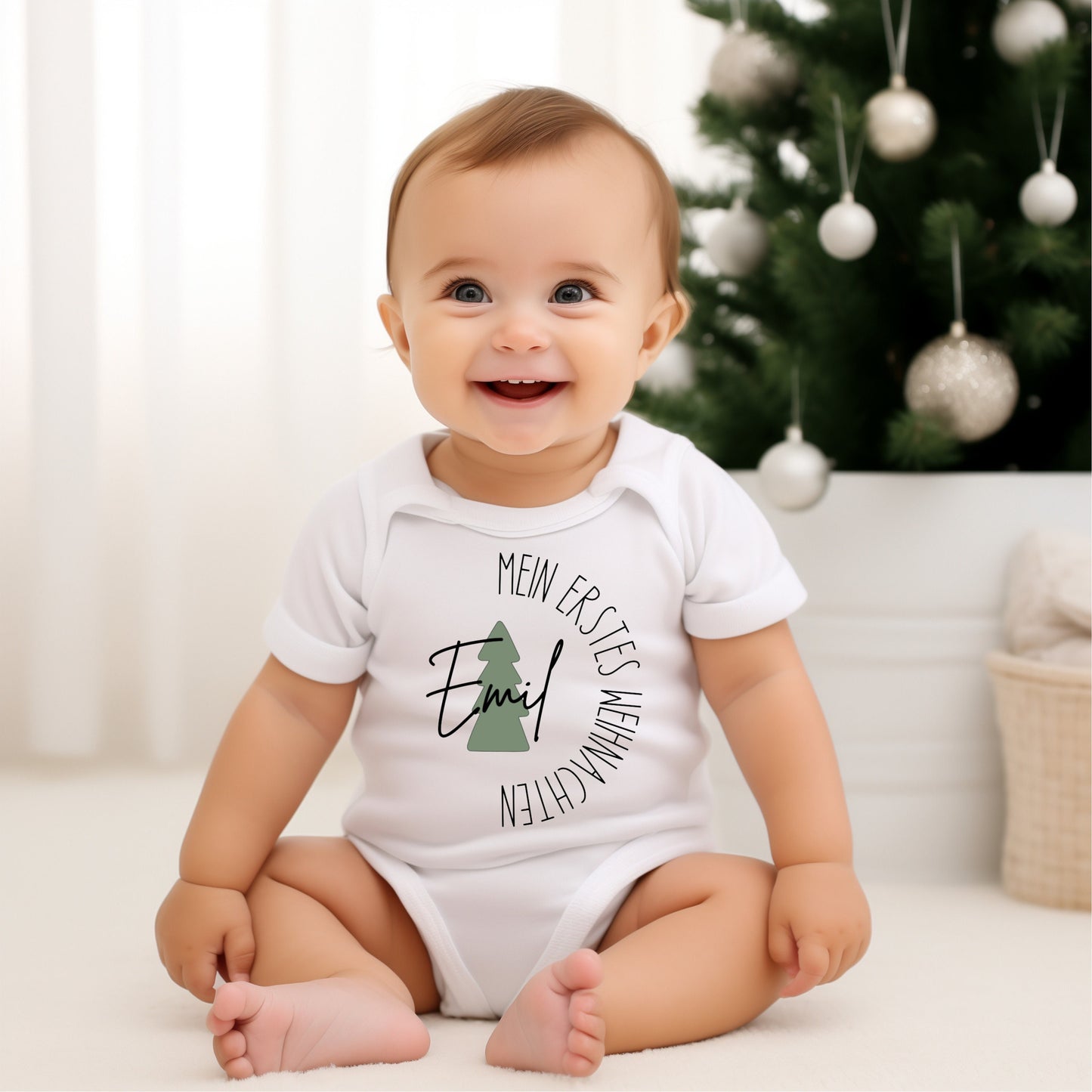 Baby Body | erstes Weihnachten | Geschenk | Kind | Weihnachtsgeschenk | Geschenkidee | personalisiert