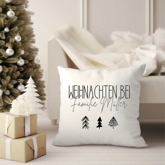 Kissen | Weihnachten | Familie | Weihnachtsdeko | Weihnachtsgeschenk | Advent | Nikolaus | personalisiert | Geschenkidee