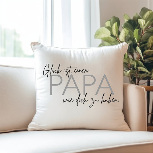 Kissenhülle | Vatertag | Vatertagsgeschenk | Geschenk Papa | personalisiert | Geschenkidee | Kissen