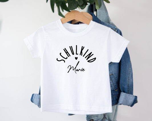 Bügelbild | Schulkind 2024 | Geschenk zur Einschulung | Schule | T-Shirt | Geschenkidee | Überraschung | Name