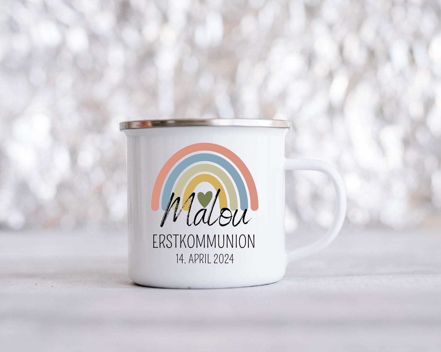 Tasse | Becher | personalisiert | Kommunion | Geschenkidee Kinder | Geschenk | Name | Kinder