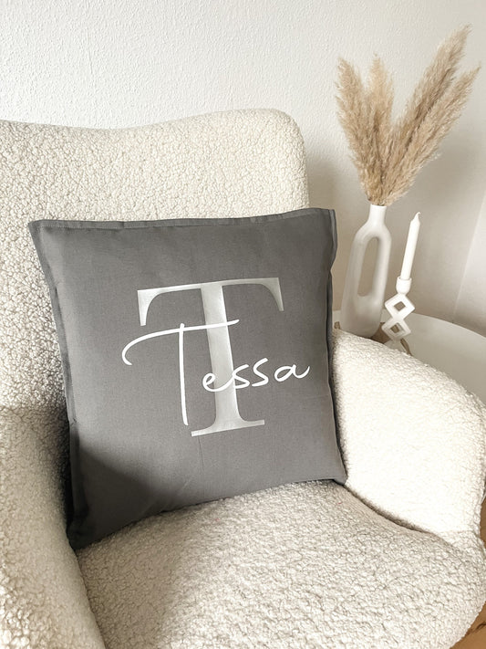 Kissen | verschiedene Farben | Name | Namenskissen | personalisiert | Geschenkidee | Geschenk | Geburtstag | Kind | Geburt | Kissenhülle