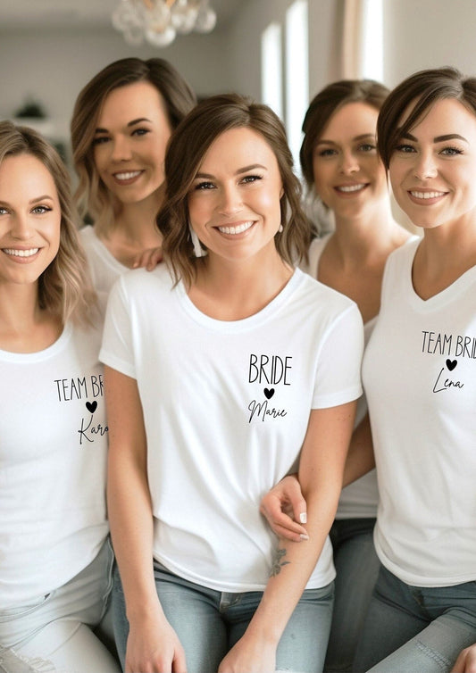 Bügelbild | JGA | Junggesellenabschied | Shirt | personalisiert | Hochzeit | Brautgeschenk | Bride to be