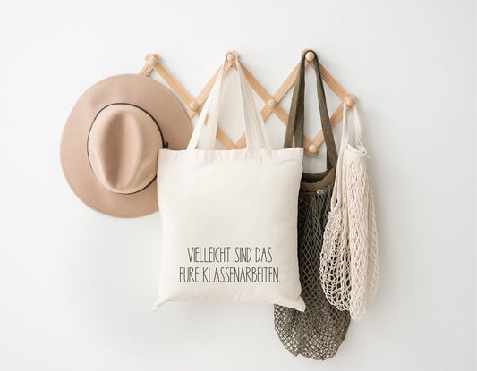 Stoffbeutel | Jutebeutel | Lehrer | Lehrerin | vielleicht sind das eure Klassenarbeiten | Tasche | personalisiert | Geschenkidee | Geschenk
