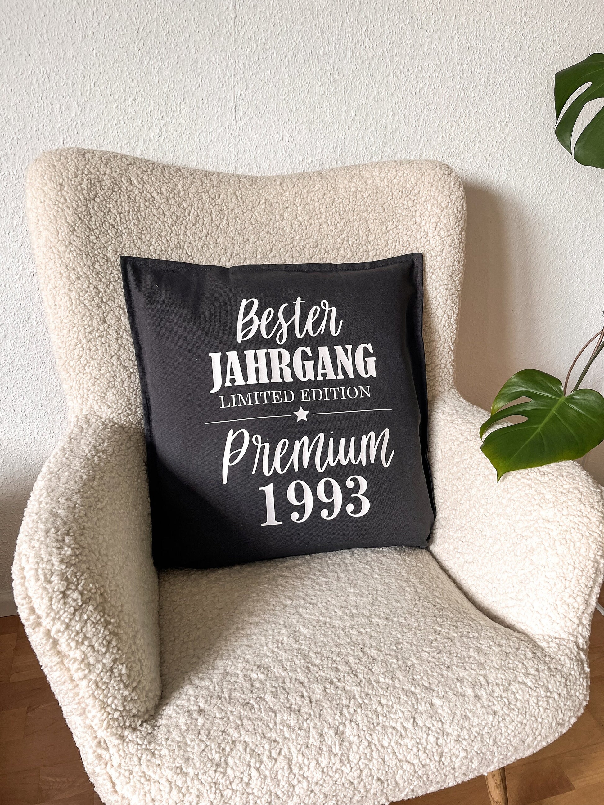 Kissen | bester Jahrgang | runder Geburtstag | Kissenhülle | personalisiert | Geschenkidee | Geschenk | Dekokissen | Sofakissen