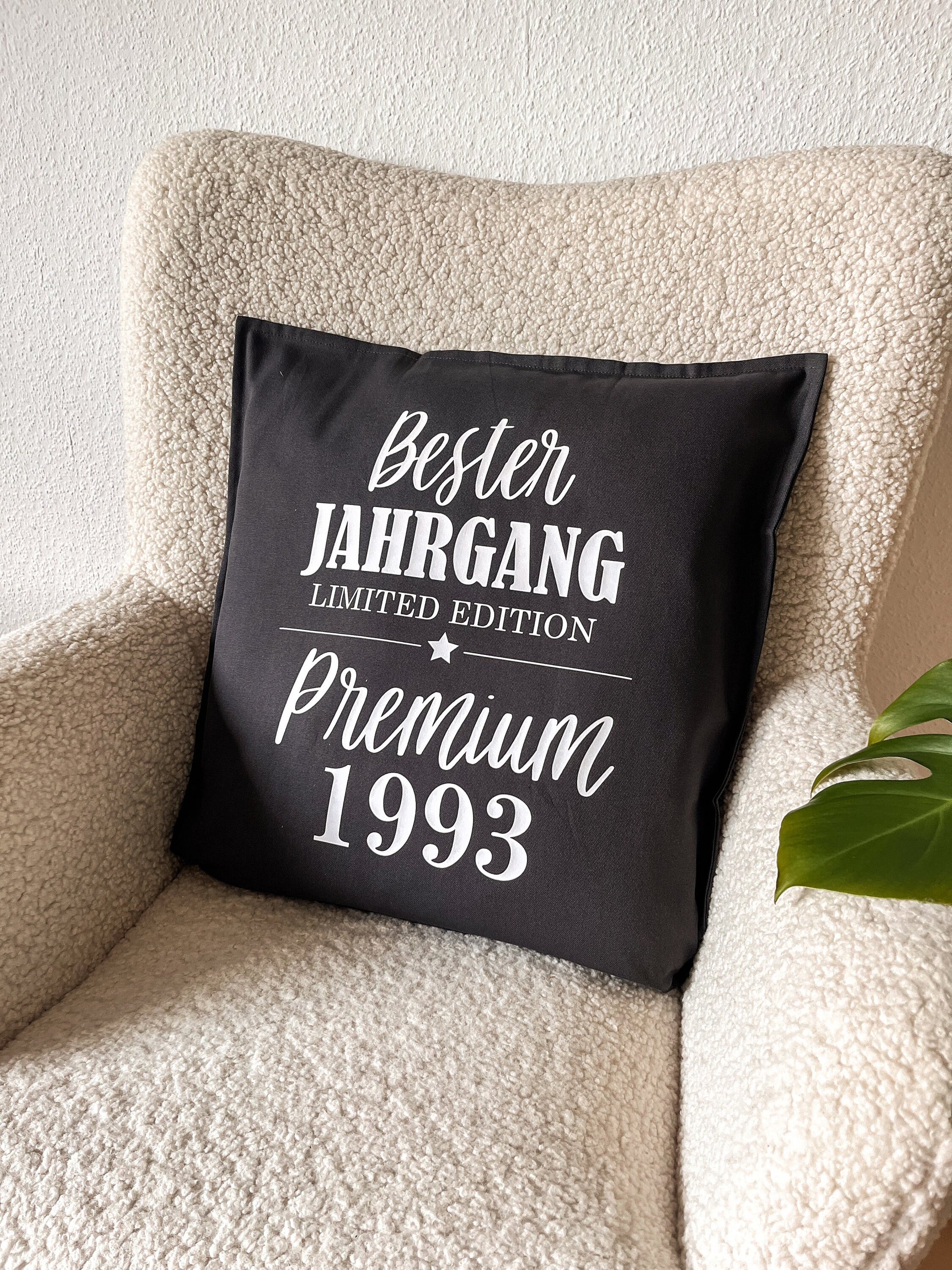 Kissen | bester Jahrgang | runder Geburtstag | Kissenhülle | personalisiert | Geschenkidee | Geschenk | Dekokissen | Sofakissen
