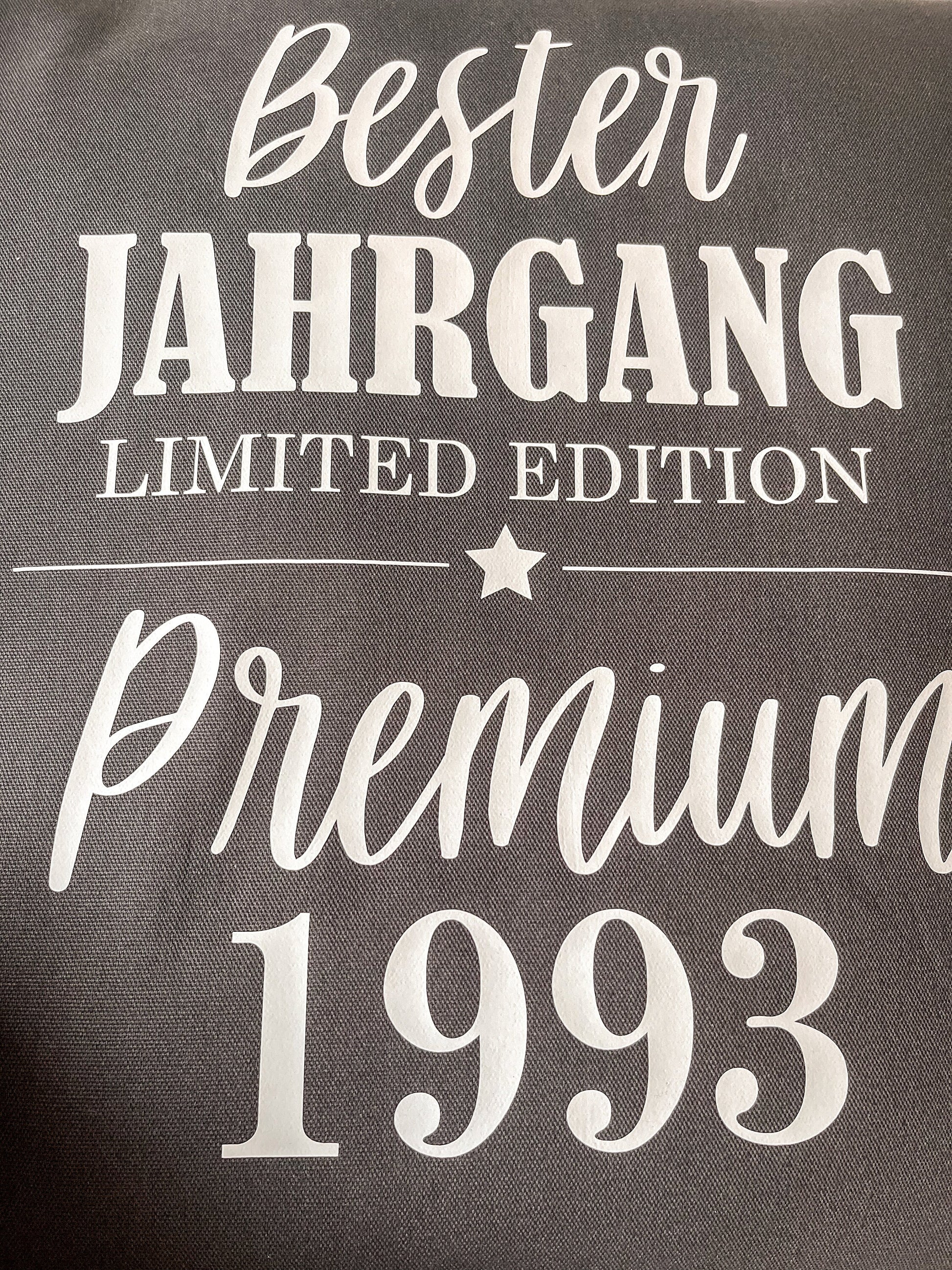 Kissen | bester Jahrgang | runder Geburtstag | Kissenhülle | personalisiert | Geschenkidee | Geschenk | Dekokissen | Sofakissen